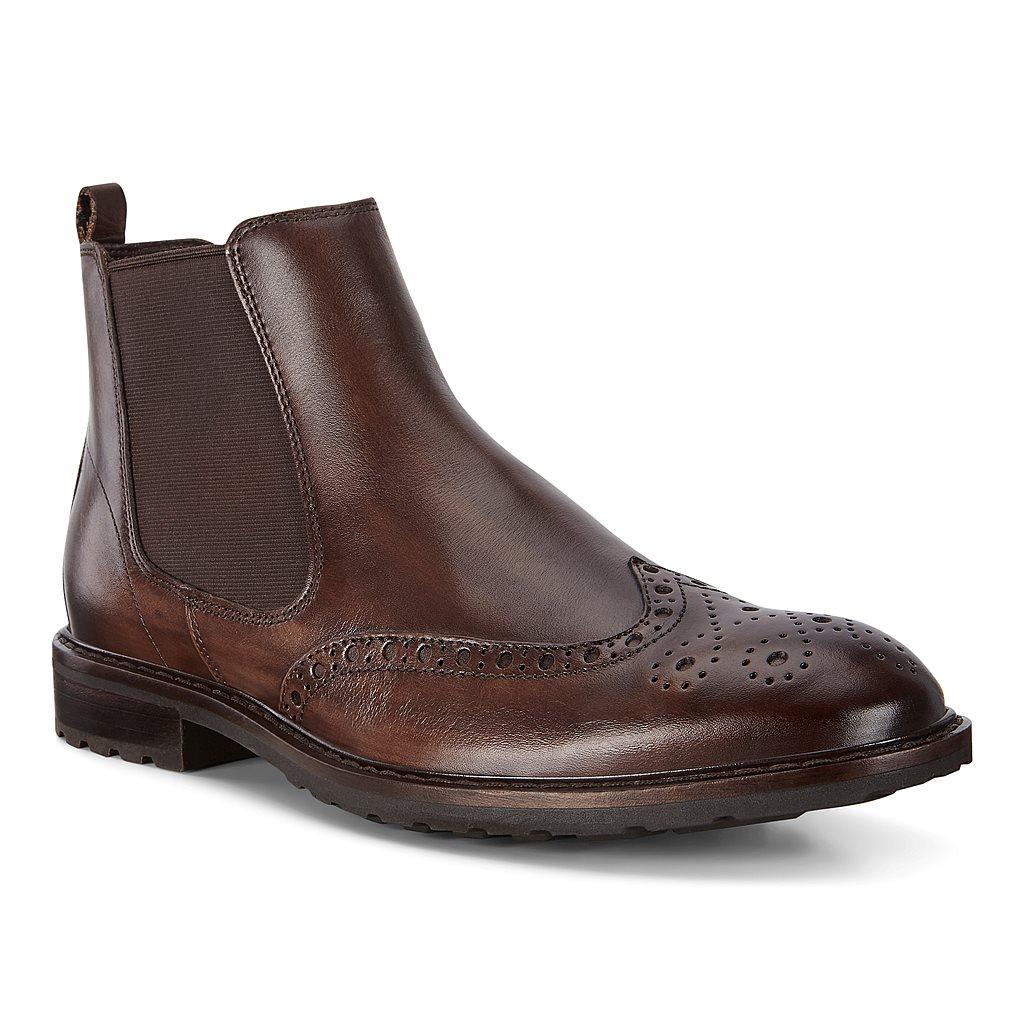 Ecco Vitrus I Mens Chukka Boots Brown Online - India HYL-657931